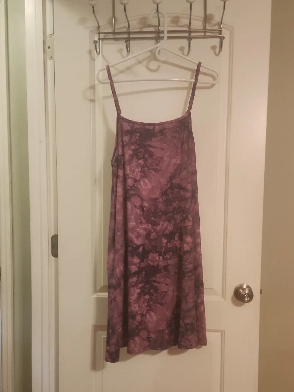 Purple Tie-Dye Slip Dress - Women's Intimates
